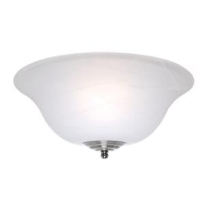 Casablanca Glass Bowl Ceiling Fan Light Cover with White Marble DISCONTINUED G208
