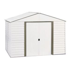 Arrow 10 ft. x 8 ft. Steel Storage Shed with Skylight Panels DISCONTINUED WDA108