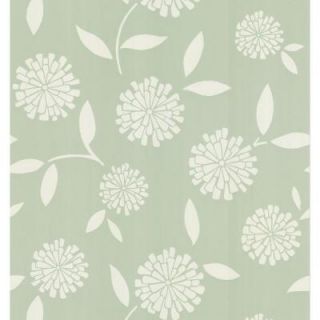 Brewster 56 sq. ft. Zinnia Flower Wallpaper 141 62123