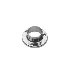 Lido Designs Satin Stainless Steel 3 in. Diameter Wall Flange for 1 1/2 in. Outside Diameter Tubing LB 44 510/1H