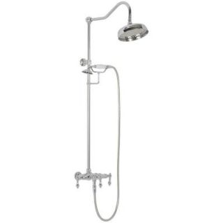 Elizabethan Classics ETS10 Wall Mount Exposed Shower Faucet with Hand Shower in Chrome ECETS10 CP