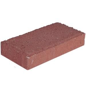 4 in. x 8 in. 45 mm River Red Holland Concrete Paver 22051EA