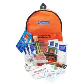 PhysiciansCare 63 Piece EmergencyCare XL Emergency Preparedness Backpack First Aid Kit   4 Person 90001