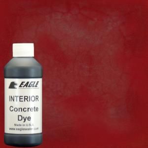 Eagle 1 gal. Red Berry Interior Concrete Dye Stain Makes with Water from 8 oz. Concentrate EDIRD