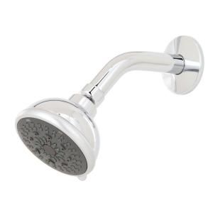 GROHE Tempest A Trio Showerhead with Shower Arm in Starlight Chrome 27 291 000