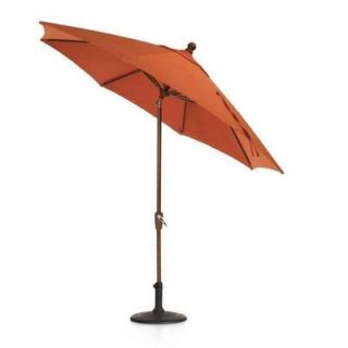 Home Decorators Collection Sunbrella 6 ft. Auto Crank Tilt Patio Umbrella in Tuscan DISCONTINUED 6960340690
