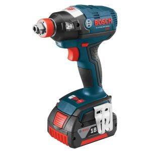 Bosch 18 Volt EC Brushless Socket Ready Impact with 1/4 in. Cordless Hex and 1/2 in. Square Drive Kit IDH182 02