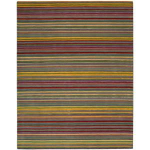 Nourison Rug Boutique Skyland Stripe Multicolor 8 ft. x 11 ft. Area Rug 025418