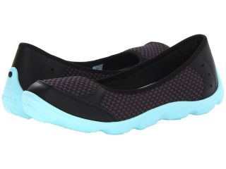 Crocs Duet Sport Ballet Womens Flat Shoes (Black)