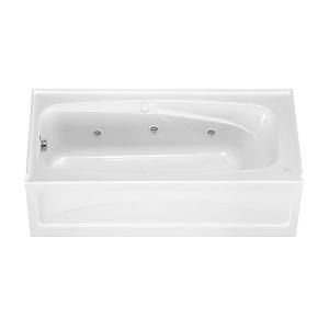 American Standard Colony 5.5 ft. Left Drain Integral Apron Whirlpool Tub in White 1748.218.020