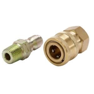 Power Care 1/4 in. Male to 1/4 in. Female Quick Connect NPT Coupler AP31038A