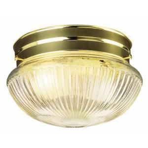 Design House Millbridge 2 Light Polished Brass Ceiling Light Fixture 507343