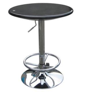 Boraam Luna Adjustable Pub Table in Black 99131