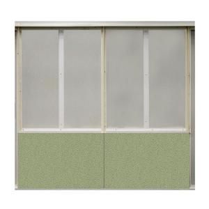 SoftWall Finishing Systems 20 sq. ft. Eucalyptus Fabric Covered Bottom Kit Wall Panel SW3223352047