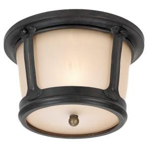 Sea Gull Lighting Cape May 1 Light Outdoor Burled Iron Ceiling Fixture 78240 780