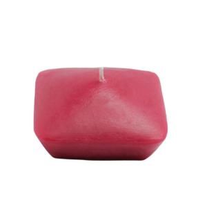 Zest Candle 3 in. Red Square Floating Candles (6 Box) CFZ 143
