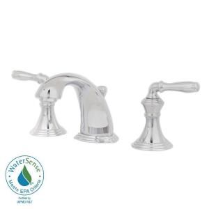 KOHLER Devonshire 8 in. Widespread 2 Handle Low Arc Bathroom Faucet in Polished Chrome K 394 4 CP
