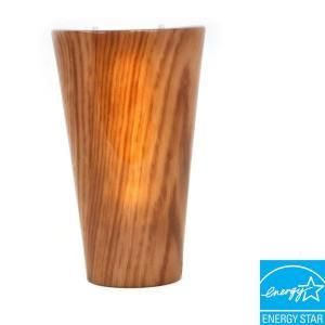 Its Exciting Lighting Vivid Series Wall Mounted Indoor/Outdoor Cherrywood Style Battery Operated 5 LED Wall Sconce 002617G