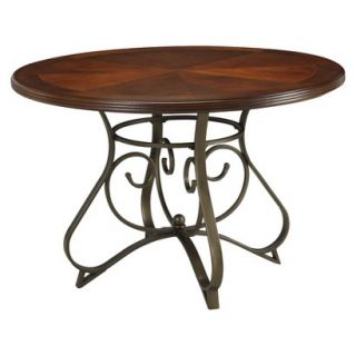 Dining Table: Powell Hamilton Dining Table   Brown