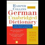 Collins German Dictionary : Comp. and Unabridged