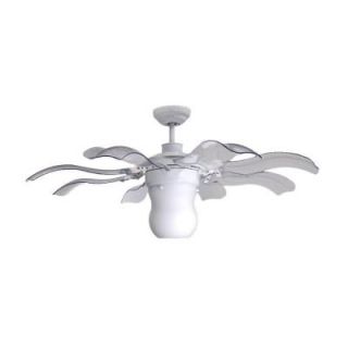 Vento Fiore 42 in. White Retractable Ceiling Fan G 00029
