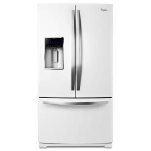 Whirlpool Gold 28.6 cu. ft. French Door Refrigerator in White Ice WRF989SDAH