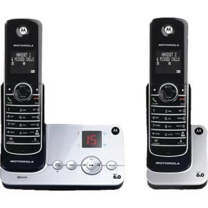 Motorola DECT 6.0 Digital Cordless Phones with Bluetooth and Answering System DISCONTINUED MOTO B802