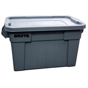 Rubbermaid Commercial Products 20 Gal. Brute Tote in Gray FG9S3100 GRAY
