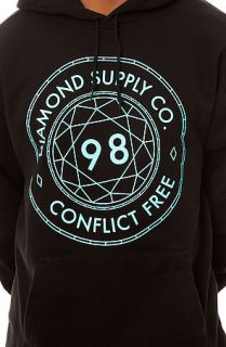 Diamond Supply Co. Hoody Conflict Free in Black