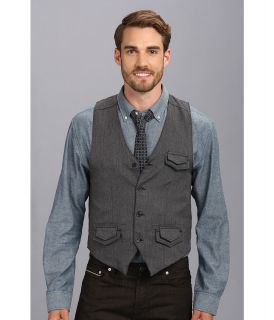 Sovereign Code Stacked Pocket Herringbone Vest Mens Vest (Black)