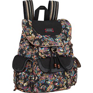 Artist Circle Flap Backpack Midnight Treehouse   Sakroots School & Day