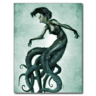 Grimm Fairy Tales: Little Mermaid Wicked Sea Witch Post Cards