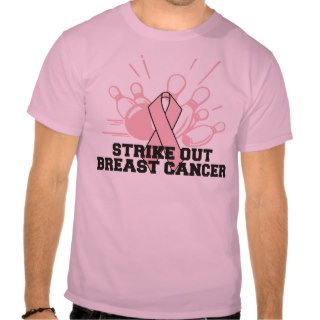 Bowling Strike Out Breast Cancer Tees