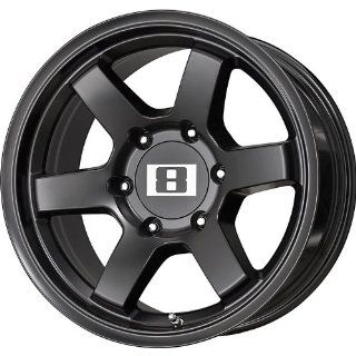 Level 8 MK 6 16 Black Wheel / Rim 6x5.5 with a  10mm Offset and a 106.1 Hub Bore. Partnumber 16136: Automotive
