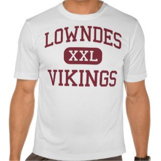 Lowndes   Vikings   High School   Valdosta Georgia Tshirt