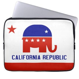 political california republic computer sleeve