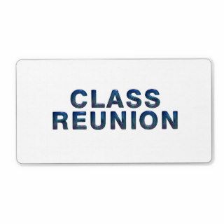 TEE Class Reunion Personalized Shipping Label