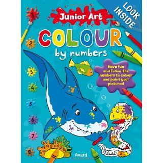 Colour by Numbers   Shark: Angela Hicks: 9781841358581: Books