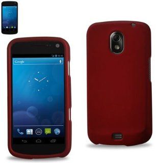 Samsung Galaxy Nexus I515 RED Hard Rubberized FEEL Case Protector Cell Phones & Accessories