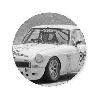 Black and white MG Stickers