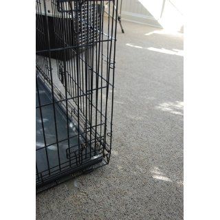 Midwest Life Stages Double Door Folding Metal Dog Crate, 48 Inches by 30 Inches by 33 Inches : Pet Kennels : Pet Supplies
