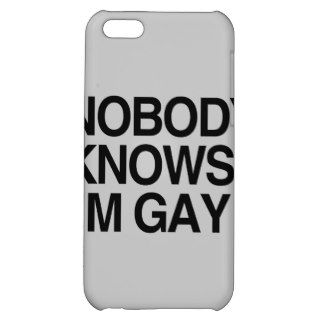 NOBODY KNOWS I'M GAY  .png Case For iPhone 5C