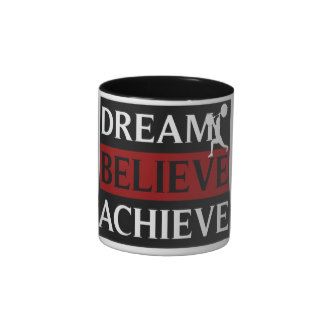 Dream Believe Achieve Weightlifting Mug