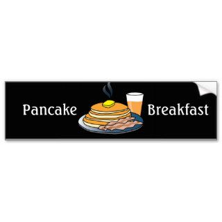Airport Fundraiser Pancake Breakfast Bumper Stickers
