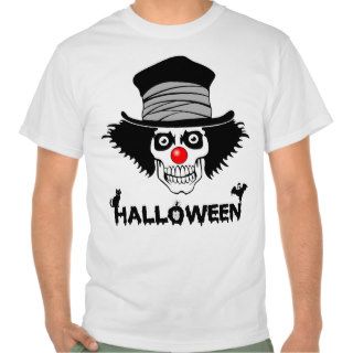 Scary Halloween Creepy Clown Skull Shirts