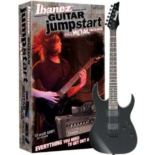 Ibanez GRG121EXJ BKN GIO Jumpstart E Gitarrenset mit Verstärker und Zubehör, schwarz: Musikinstrumente