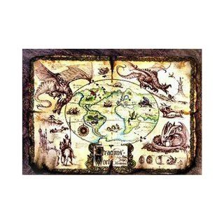 Dragons of the World Jigsaw Puzzle 1000pc: Toys & Games