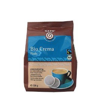 GEPA Bio Crema Pads, 18 Stück, 5er Pack (5 x 126 g Packung): Lebensmittel & Getränke