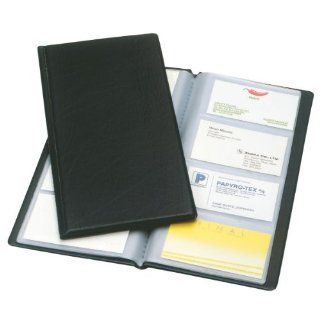 Leitz 56837 Visitenkartenbuch, für 128 Visitenkarten, Kunststoff, schwarz: Bürobedarf & Schreibwaren