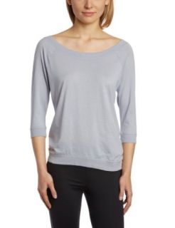 ESPRIT SPORTS Damen T Shirt 122ES1K018, Gr. 38 (M), Grau (marble grey 055): Bekleidung